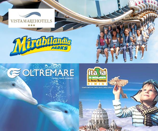 Offerta 3 giorni Hotel   Mirabilandia   Oltremare o Italia in Miniatura GRATIS